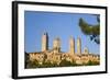 Medieval Towers Lit by the Rising Sun, San Gimignano, Siena, Tuscany, Italy, Europe-Ruth Tomlinson-Framed Photographic Print