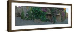 Medieval town building at Pals in Costa Brava, Girona Province, Catalonia, Spain-null-Framed Photographic Print
