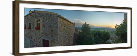 Medieval town of Pals in Costa Brava, Girona Province, Catalonia, Spain-null-Framed Premium Photographic Print