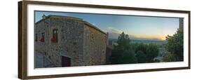 Medieval town of Pals in Costa Brava, Girona Province, Catalonia, Spain-null-Framed Premium Photographic Print