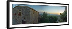 Medieval town of Pals in Costa Brava, Girona Province, Catalonia, Spain-null-Framed Premium Photographic Print