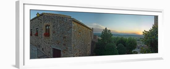 Medieval town of Pals in Costa Brava, Girona Province, Catalonia, Spain-null-Framed Premium Photographic Print