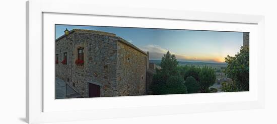 Medieval town of Pals in Costa Brava, Girona Province, Catalonia, Spain-null-Framed Photographic Print