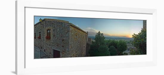 Medieval town of Pals in Costa Brava, Girona Province, Catalonia, Spain-null-Framed Photographic Print