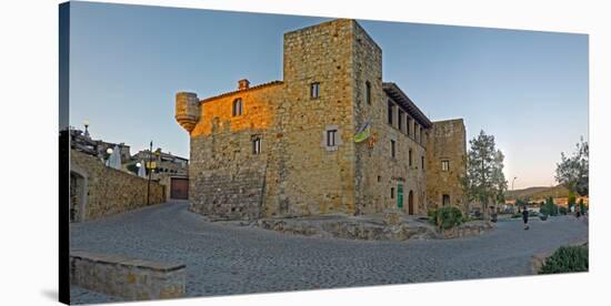 Medieval town of Pals in Costa Brava, Girona Province, Catalonia, Spain-null-Stretched Canvas