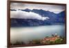 Medieval Town On Lake Garda, Malcesine, Italy-George Oze-Framed Photographic Print