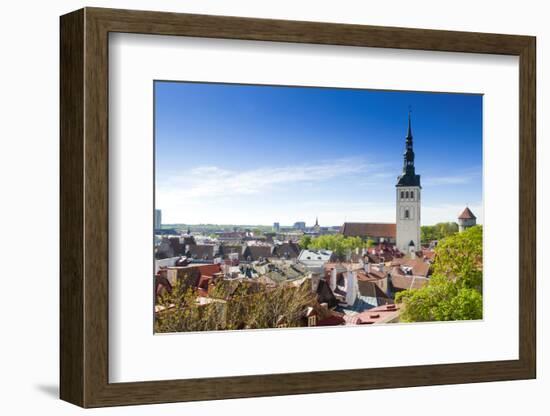 Medieval Town Walls and Spire of St-Nico Tondini-Framed Photographic Print