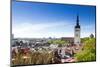 Medieval Town Walls and Spire of St-Nico Tondini-Mounted Photographic Print