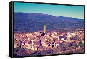 Medieval Town-gkuna-Framed Stretched Canvas