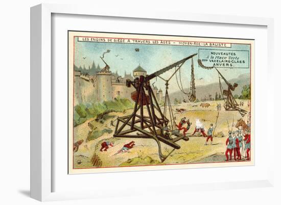 Medieval Trebuchet-null-Framed Giclee Print