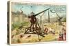 Medieval Trebuchet-null-Stretched Canvas