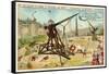 Medieval Trebuchet-null-Framed Stretched Canvas