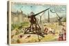 Medieval Trebuchet-null-Stretched Canvas