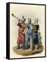 Medieval Trumpeters-Charles Hamilton Smith-Framed Stretched Canvas