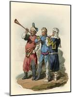 Medieval Trumpeters-Charles Hamilton Smith-Mounted Art Print