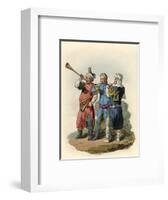 Medieval Trumpeters-Charles Hamilton Smith-Framed Art Print