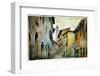 Medieval Tuscany. Streets of San Gimignano. Artistic Picture-Maugli-l-Framed Photographic Print