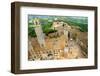 Medieval Tuscany Town - San Gimignano- Top View-Maugli-l-Framed Photographic Print