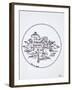 Medieval village of Haut de Cagnes, Provence, France-Richard Lawrence-Framed Photographic Print