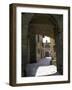 Medieval Village Turret, Gangonza, Tuscany, Italy-Marilyn Parver-Framed Photographic Print