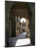 Medieval Village Turret, Gangonza, Tuscany, Italy-Marilyn Parver-Mounted Photographic Print