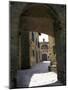 Medieval Village Turret, Gangonza, Tuscany, Italy-Marilyn Parver-Mounted Photographic Print