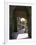 Medieval Village Turret, Gangonza, Tuscany, Italy-Marilyn Parver-Framed Photographic Print