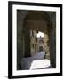 Medieval Village Turret, Gangonza, Tuscany, Italy-Marilyn Parver-Framed Photographic Print