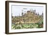 Medieval Walled City of Nuremberg, Germany, 1400s-null-Framed Giclee Print