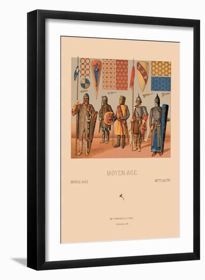 Medieval War Gear-Racinet-Framed Art Print