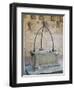 Medieval Well, Palazzo Dei Vicari, Scarperia, Florence, Tuscany, Italy, Europe-Nico Tondini-Framed Photographic Print