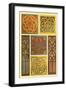 Medieval Window Design-Racinet-Framed Art Print