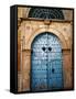 Medina Doorway, Tunis, Tunisia-Pershouse Craig-Framed Stretched Canvas
