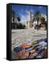 Medina Market by the Great Mosque, Sousse, Tunisia-Walter Bibikow-Framed Stretched Canvas