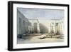 Medinet Abou, Thebes, 5th December 1832, Egypt, 19th Century-Louis Haghe-Framed Giclee Print