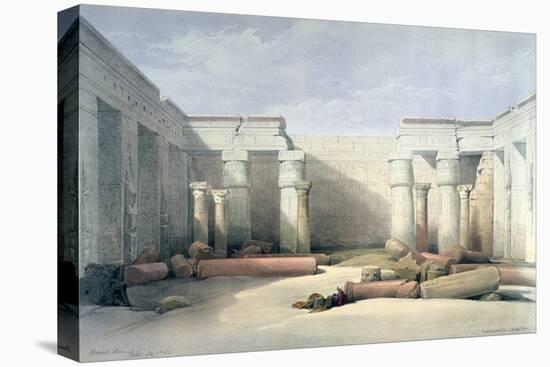 Medinet Abou, Thebes, 5th December 1832, Egypt, 19th Century-Louis Haghe-Stretched Canvas