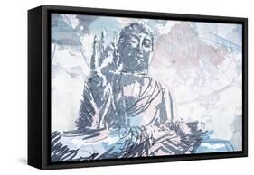 Meditate-OnRei-Framed Stretched Canvas