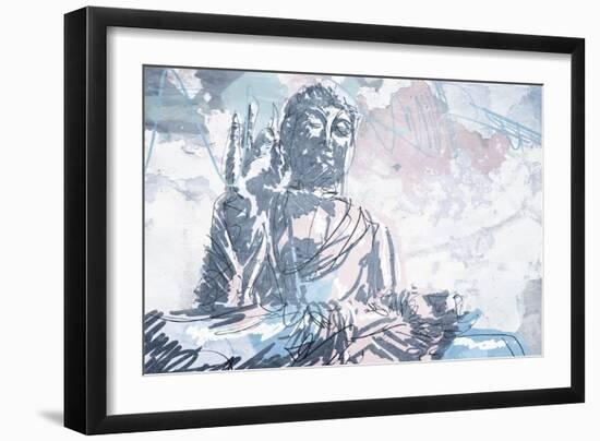 Meditate-OnRei-Framed Art Print