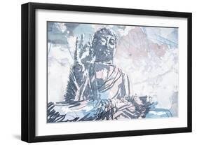 Meditate-OnRei-Framed Art Print