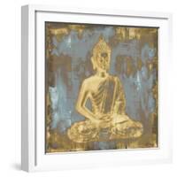 Meditating Buddha-Tom Bray-Framed Art Print