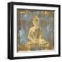 Meditating Buddha-Tom Bray-Framed Art Print