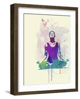 Meditating Mind-NaxArt-Framed Art Print