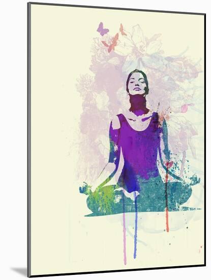 Meditating Mind-NaxArt-Mounted Art Print