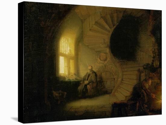 Meditating Philosopher, 1632-Rembrandt van Rijn-Stretched Canvas