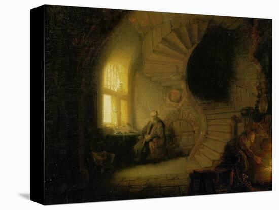 Meditating Philosopher, 1632-Rembrandt van Rijn-Stretched Canvas