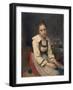 Meditation, 1870 (Oil on Canvas)-Leon Bazile Perrault-Framed Giclee Print