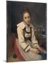 Meditation, 1870 (Oil on Canvas)-Leon Bazile Perrault-Mounted Giclee Print