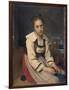 Meditation, 1870 (Oil on Canvas)-Leon Bazile Perrault-Framed Giclee Print