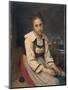 Meditation, 1870 (Oil on Canvas)-Leon Bazile Perrault-Mounted Giclee Print