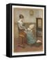 Meditation, 1875-Edward Frederick Brewtnall-Framed Stretched Canvas